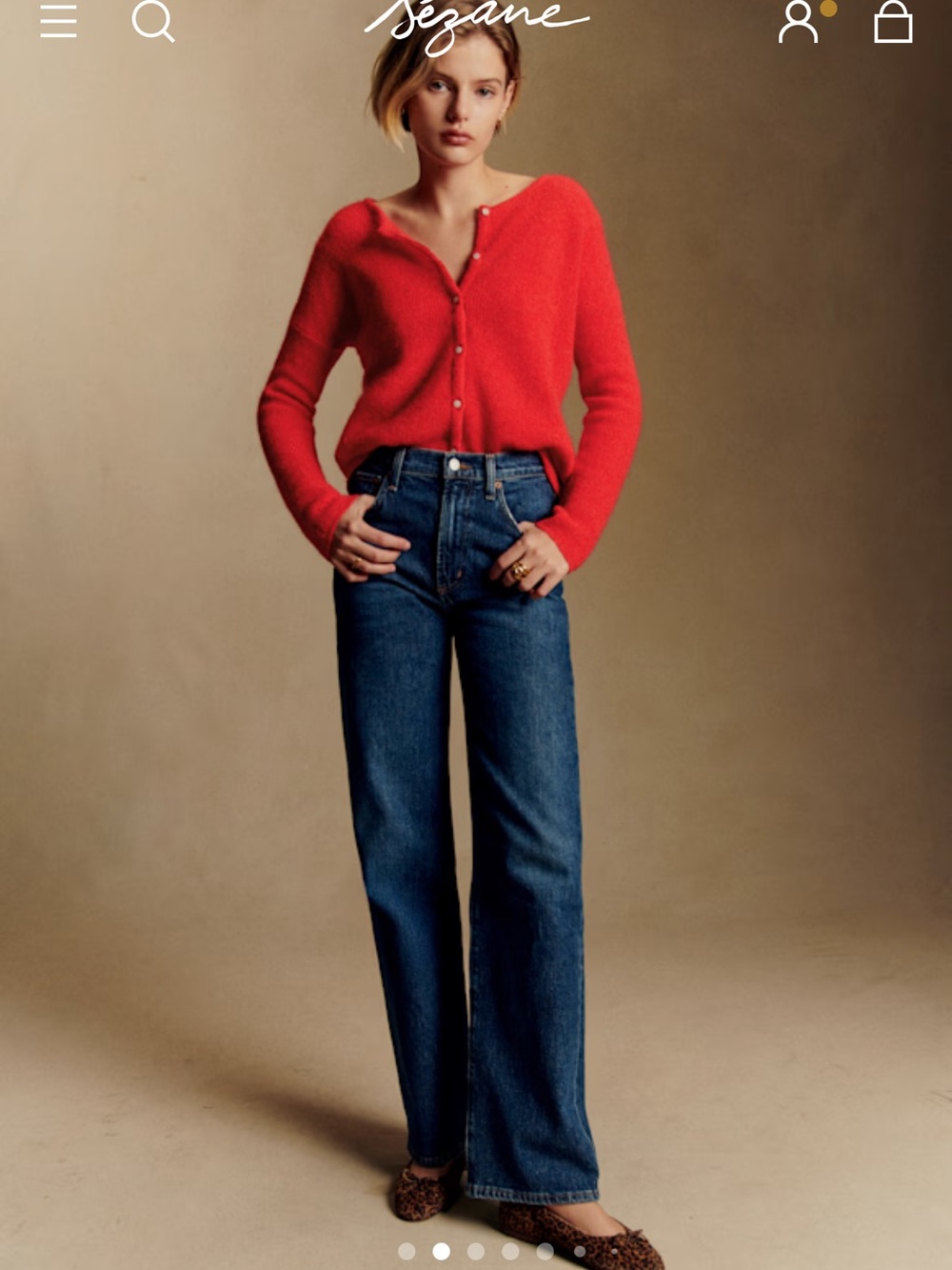 Sezane Gaspard Cardigan Sweater XS